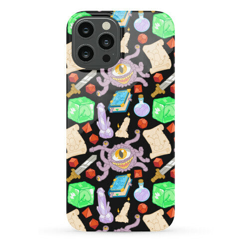 Dungeons and Dragons Hidden Peen Pattern Phone Case